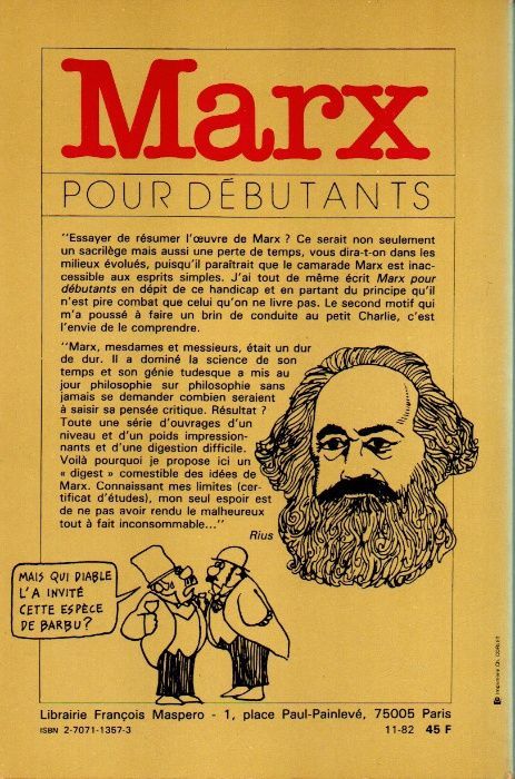Livro - Marx Pour Débutants -