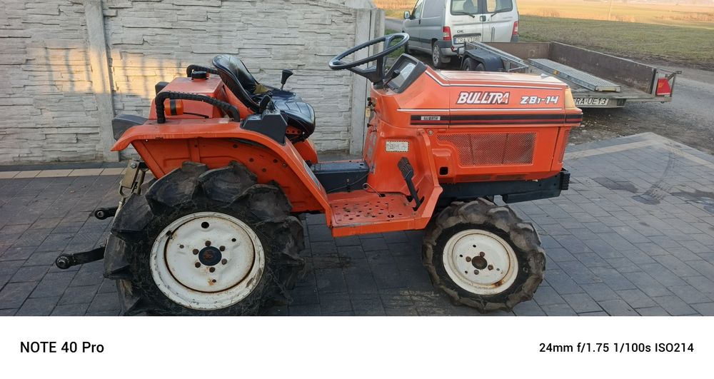 Traktorek ogrodowy Kubota Bultra b-14#4x4#dizel#hydraulika