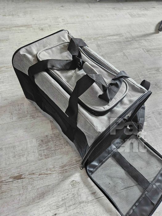 Transporter torba transportowa dla psa kota królika świnki szary