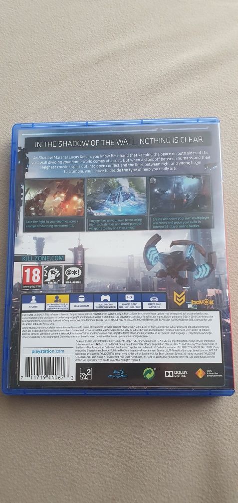 Gra Killzone Shadow Fall na PS4 Playstation
