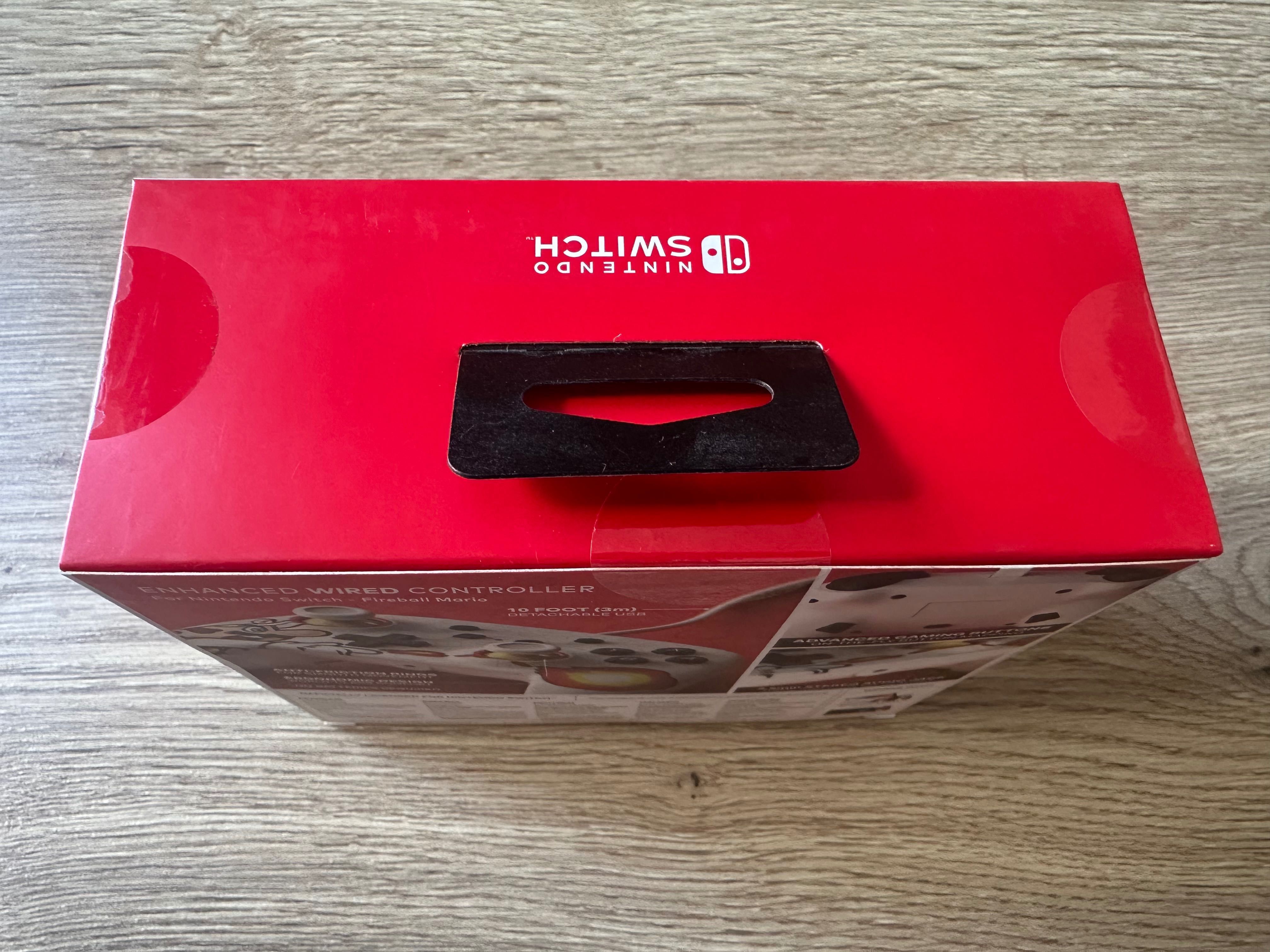 Nintendo Switch joypad - Fireball Mario - nowy, fabryczne plomby