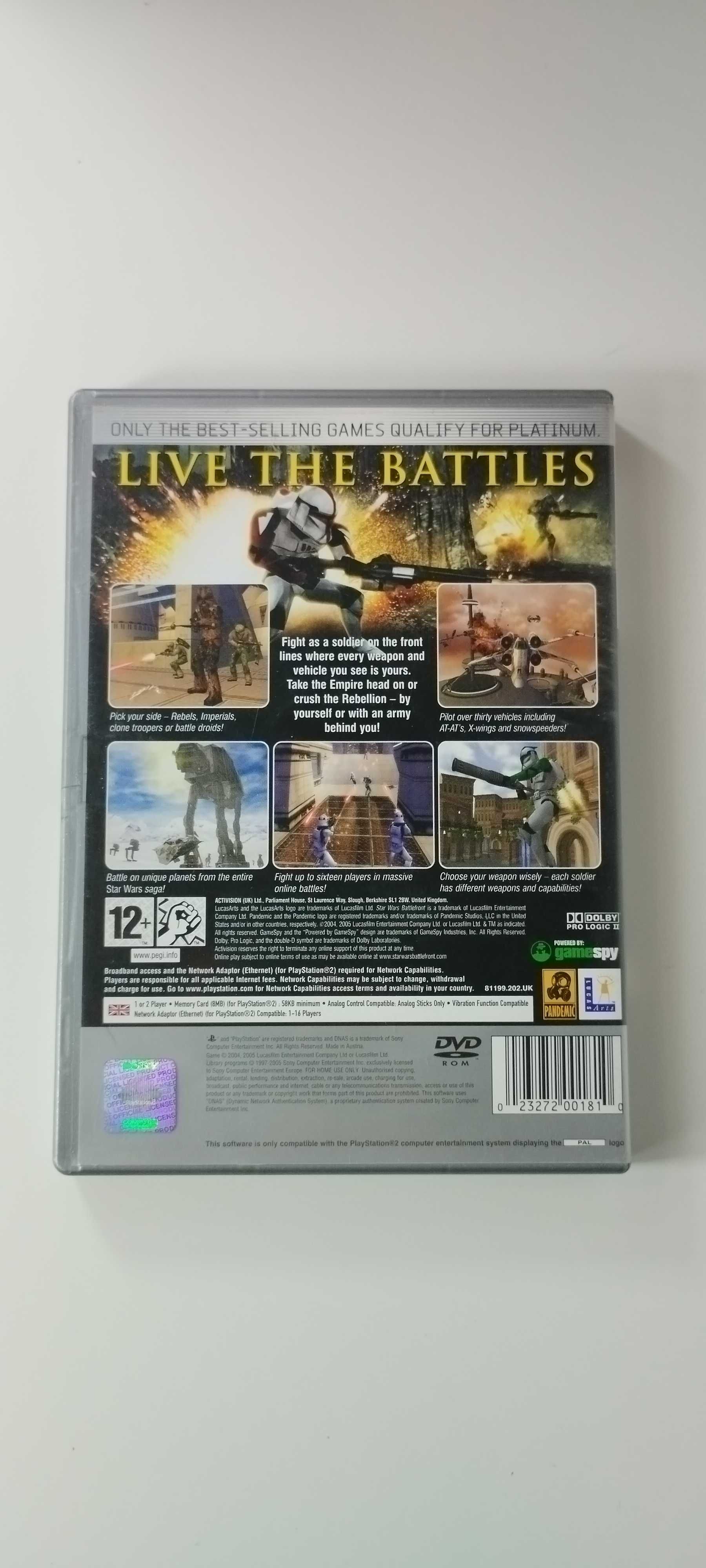 Star Wars Battlefront Playstation 2 PS2