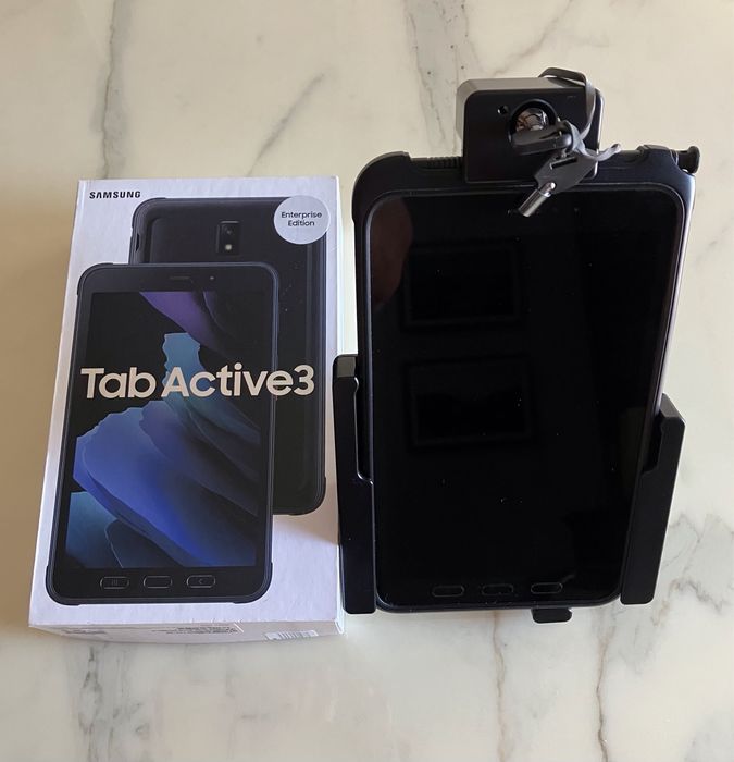 Tablet Samsung Active 3 e suporte Brodit