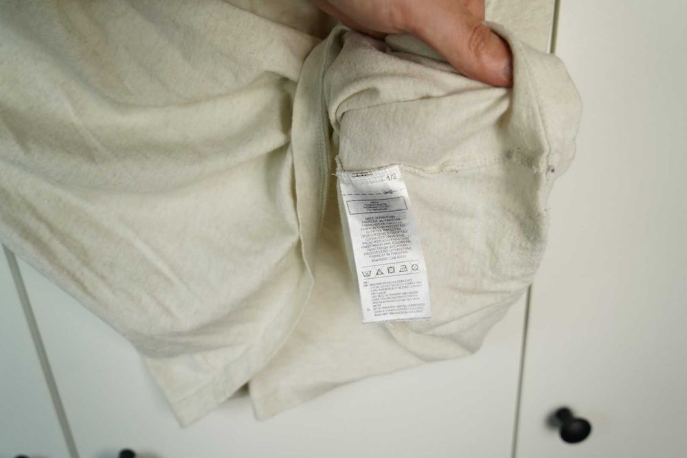 Adidas Kremowa śmietankowa męska koszulka t-shirt M wus74