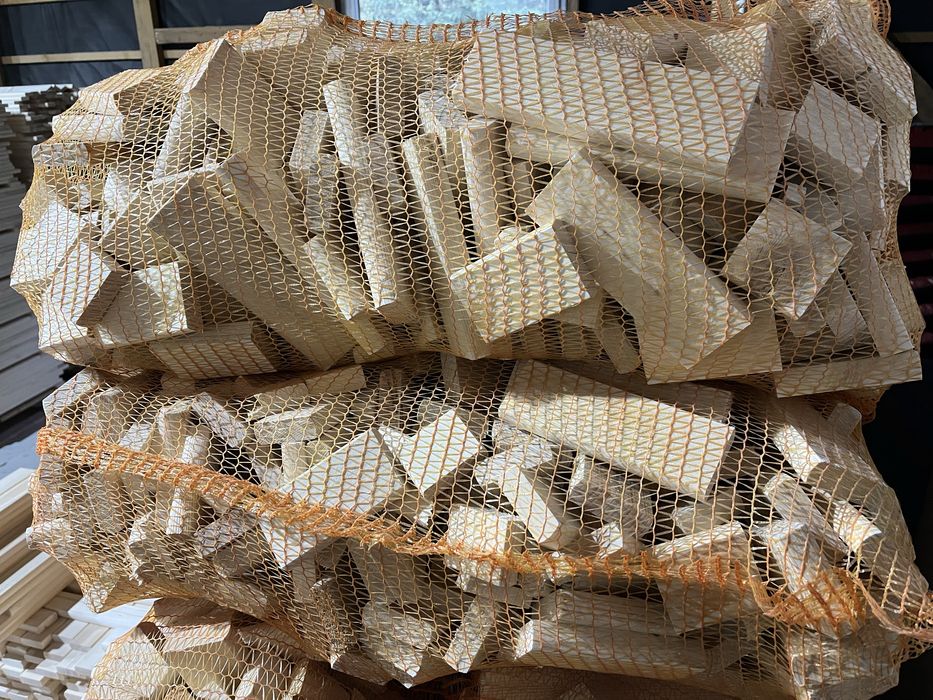 Drewno workowane opałowe rozpałka sucha