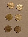 1 rubel lenin ZSRR zestaw 6 sztuk