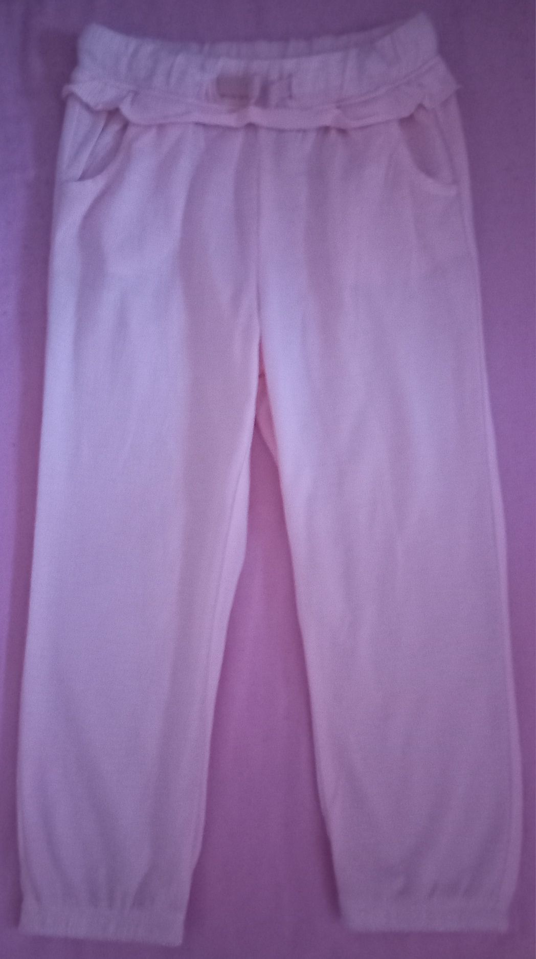 Nowe sliczne letnie cienkie spodnie dziewczece 98