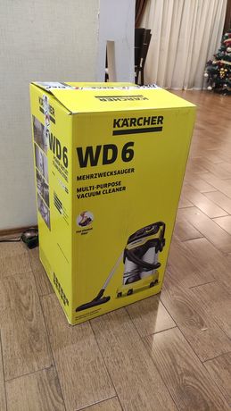 Karcher wd6 строительный пылесос