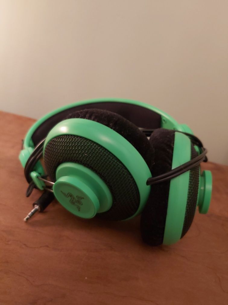 Słuchawki Razer zielone