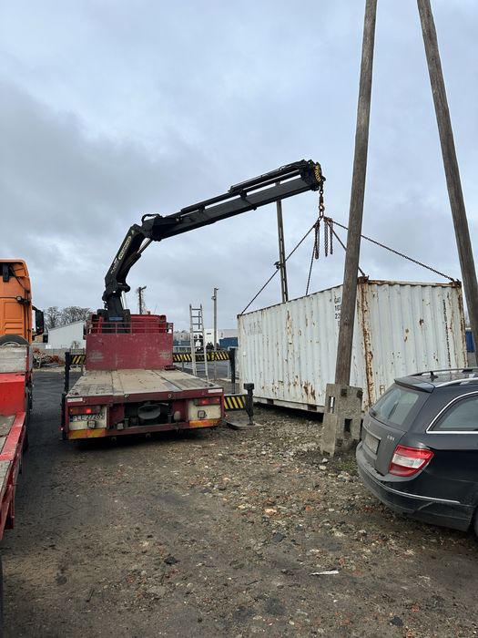 Transport laweta, usługi HDS Żuraw, pomoc drogowa, niskopodwozie