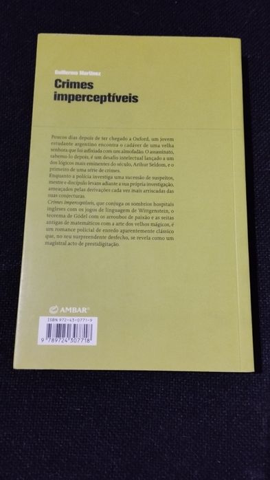 Livro Crimes imperceptíveis