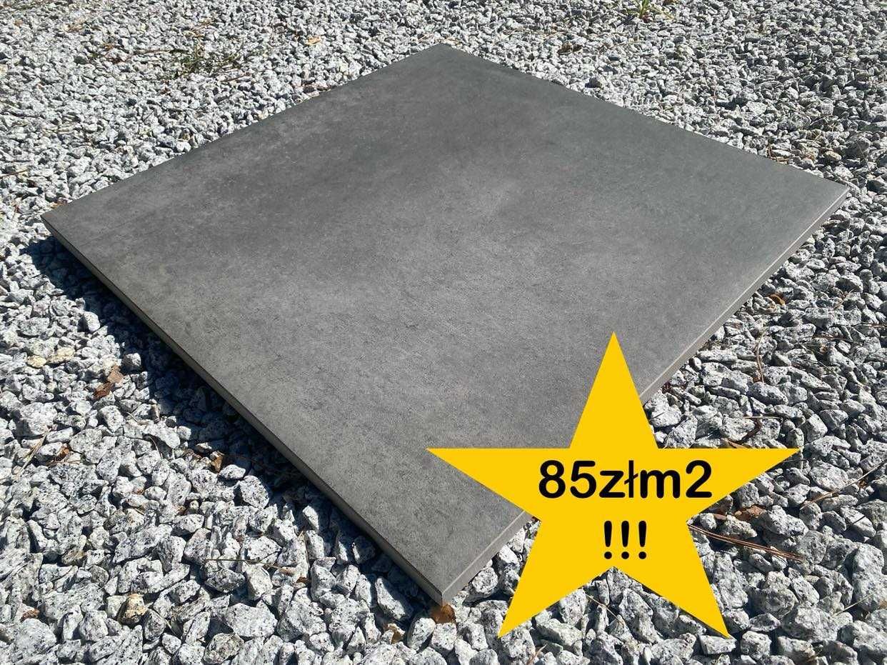 NOWOŚĆ !! Gres Tarasowo - Chodnikowy SPACE ANTRACITE 60x60x2 cm