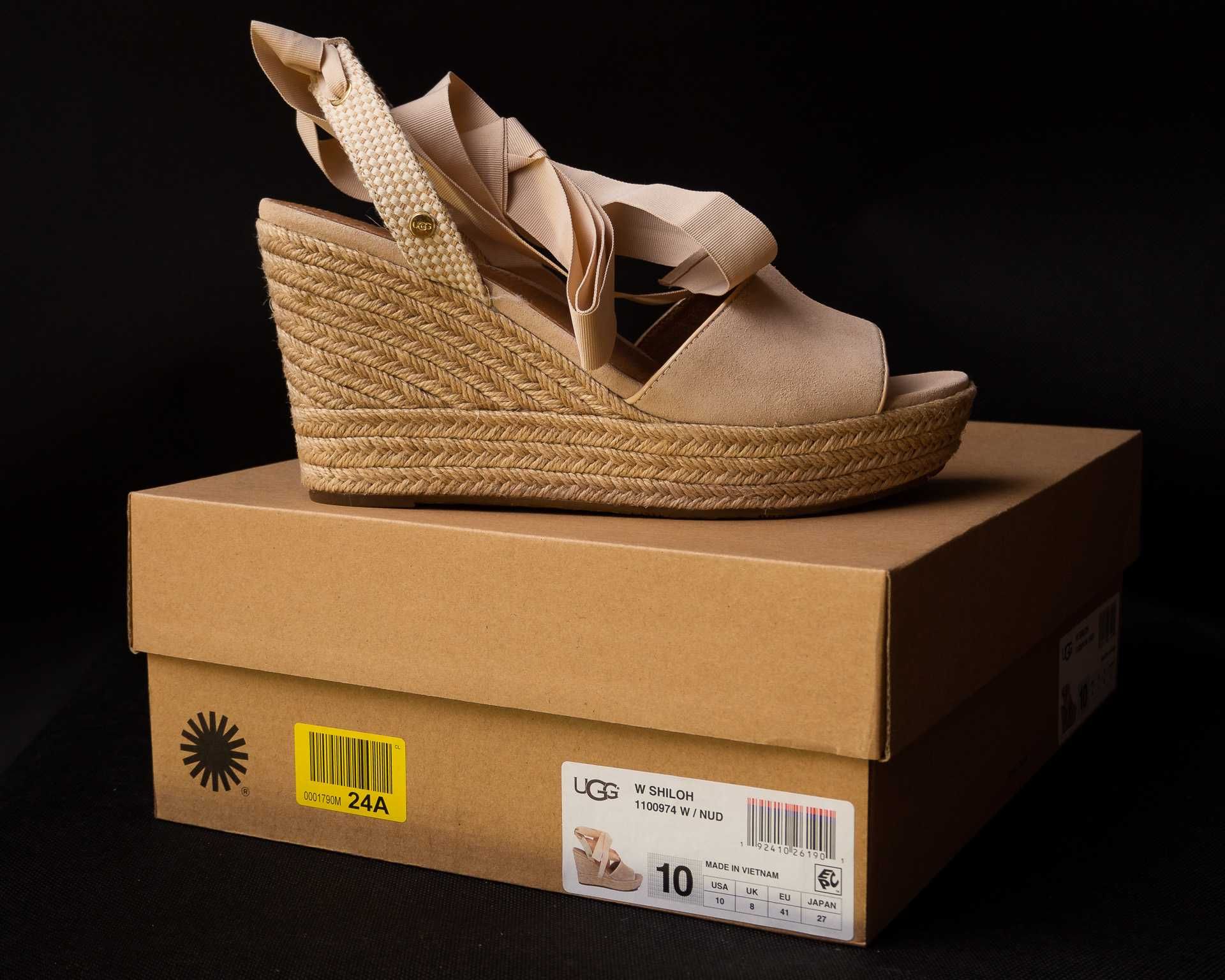 Nowe UGG Shiloh Wedges roz. 41 eur, 10 us.