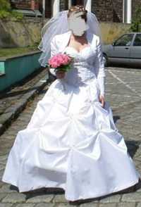 Suknia ślubna rozmiar 42 (14) z kołem