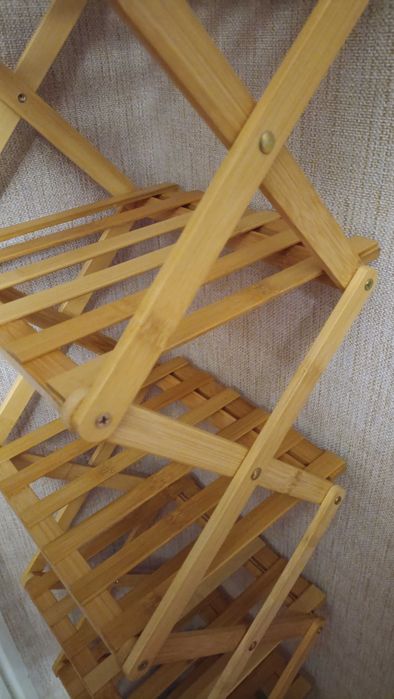 Взуттєва полиця, бамбуковий складний органайзер