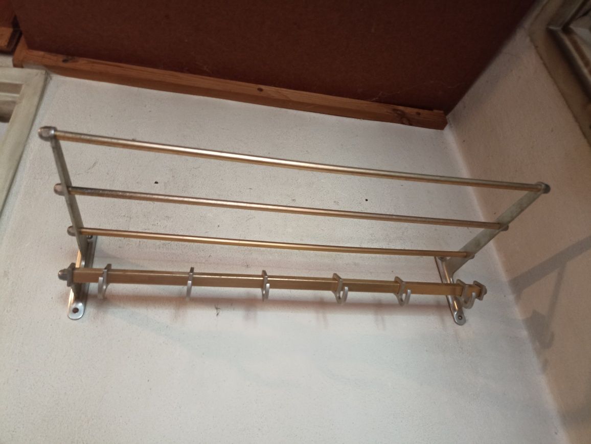Wieszak metalowy PRL vintage OKAZJA