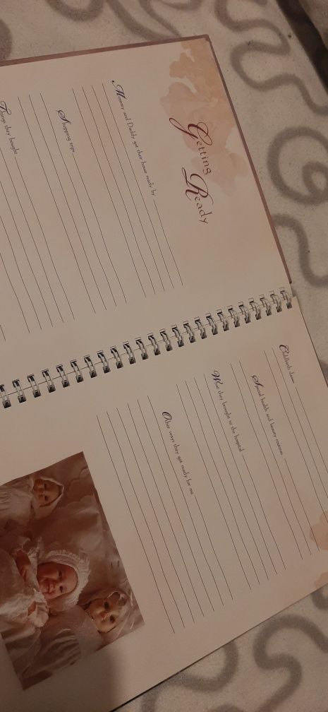Dziennik urodzinowy. Rejestr urodzin notes