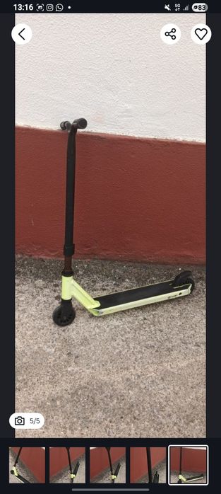 Trotineta para crianças