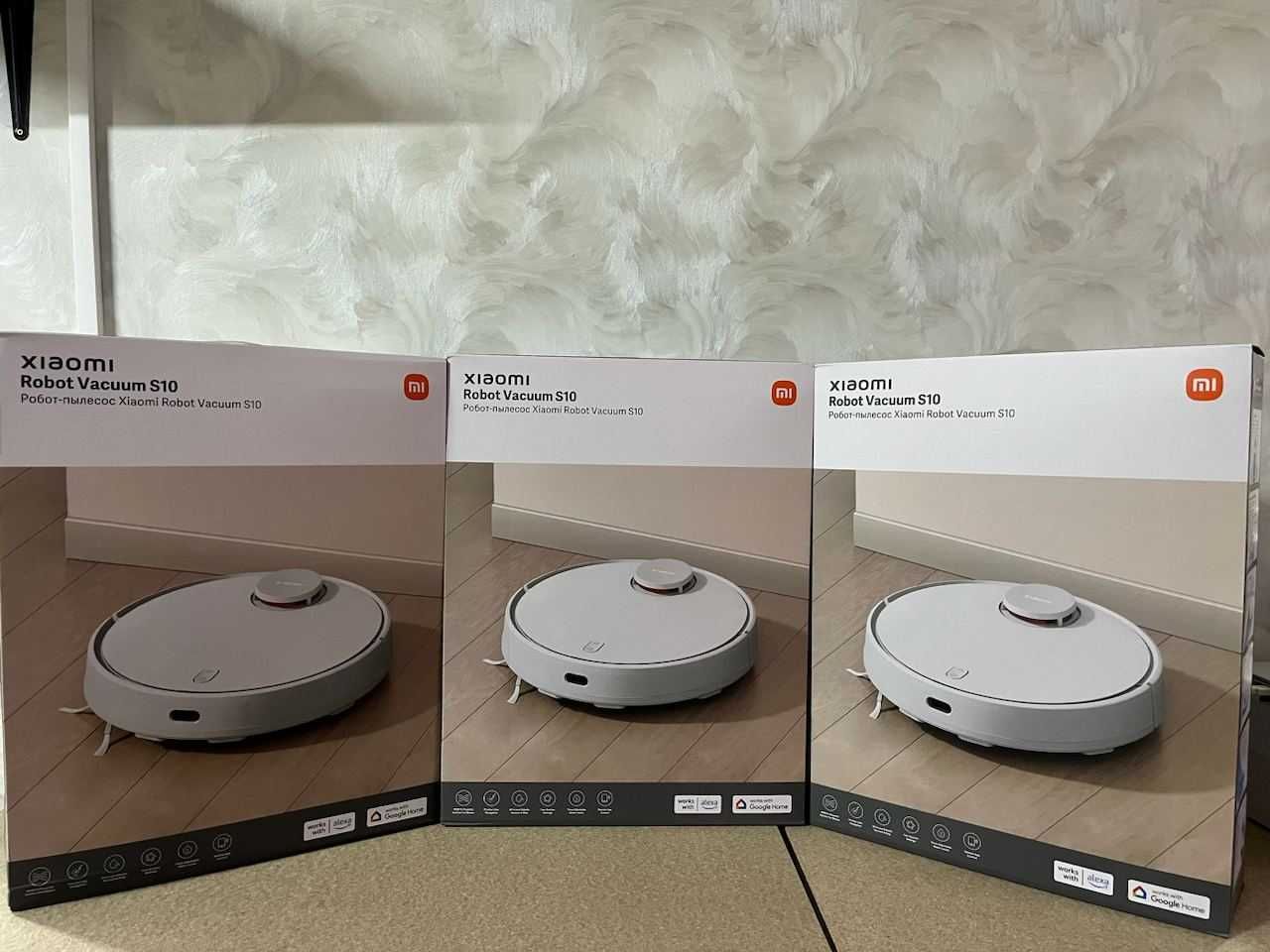 Робот-пилосос з вологим прибиранням Xiaomi Mi Robot Vacuum S10 White