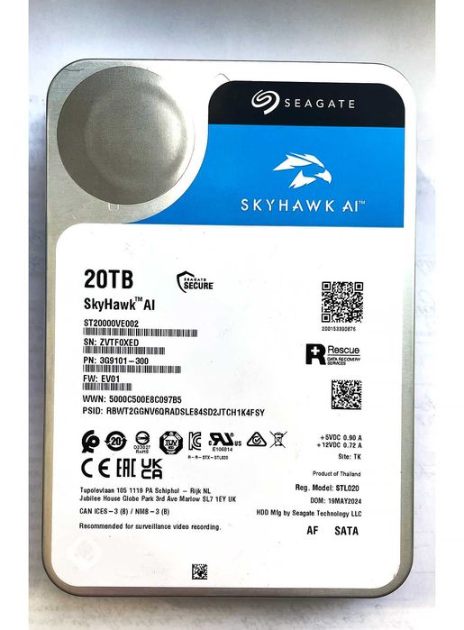Жесткий диск Seagate SkyHawk AI 20TB