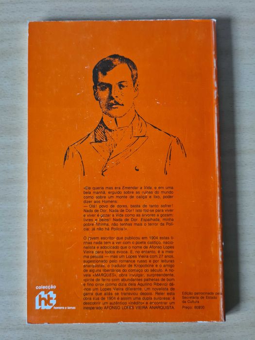 Livro "Afonso Lopes Vieira Anarquista" de João Medina