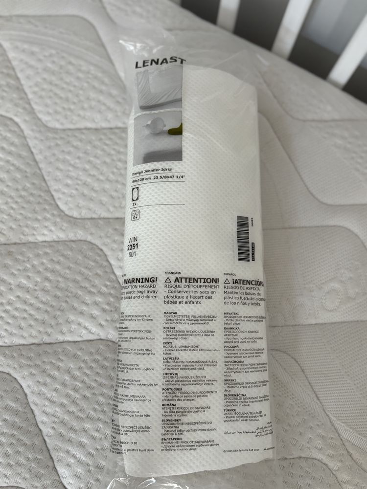 Lóżeczko dziecięce 120x60 z materacem Hilding Dobranocka plus GRATIS