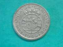 1043 - C. Verde: 1 escudo 1949 alpaca, por 8,00