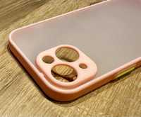 Etui matowe silikonowe iPhone 15 różowe