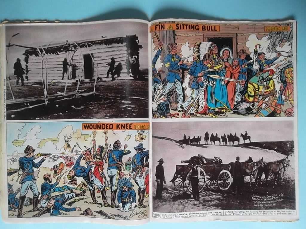 7 Revistas SPIROU com suplementos "Les Indiens..." por Daniel Dubois