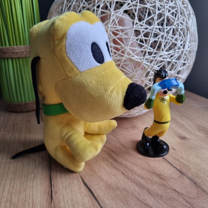 Zestaw maskotka Disney pies Pluto i figurka Goofy