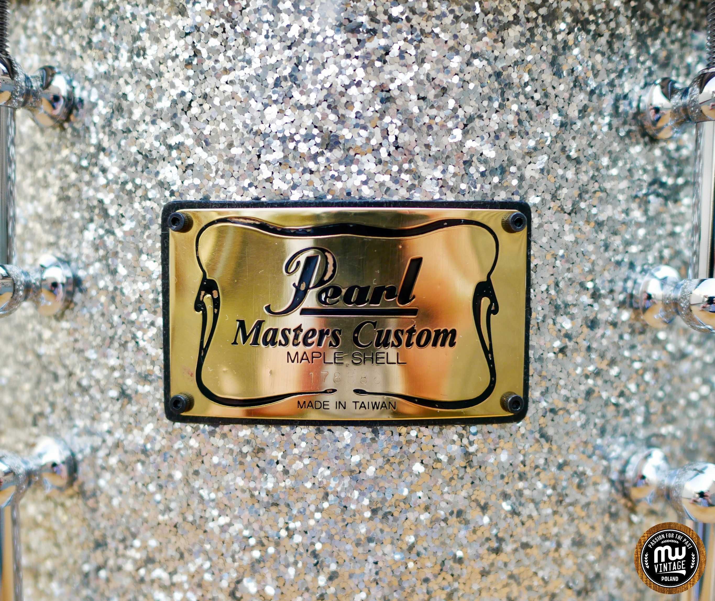 Werbel Pearl Masters Custom 10" x 8" Popcorn Silver Sparkle ‼️
