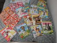 Zestaw 10 magazynów Mój pies i kot +mnóstwo dużych plakatów i naklejek
