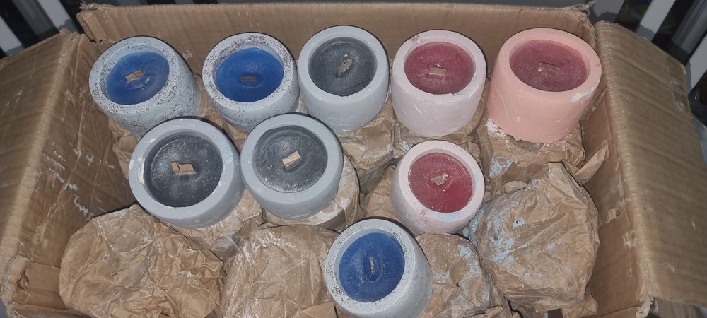 Аромасвечи в гипсовом кашпо, Зебра, Zara чашки,Декор