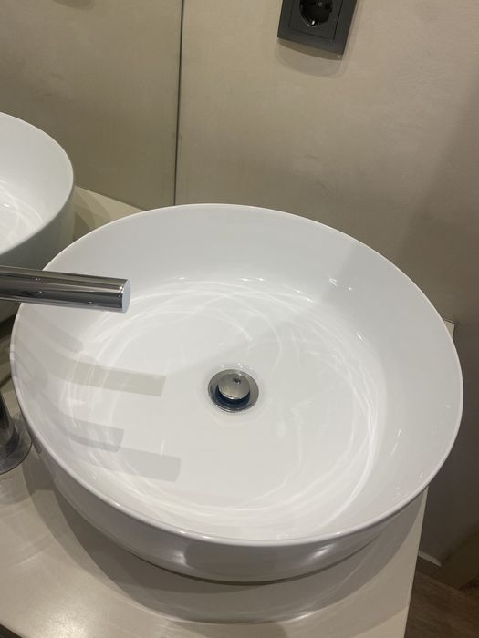 Lavatorio redondo branco