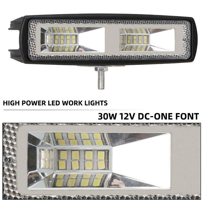 2 sztuki Światła jazdy dziennej 24 led 12V-60V 2200Lm