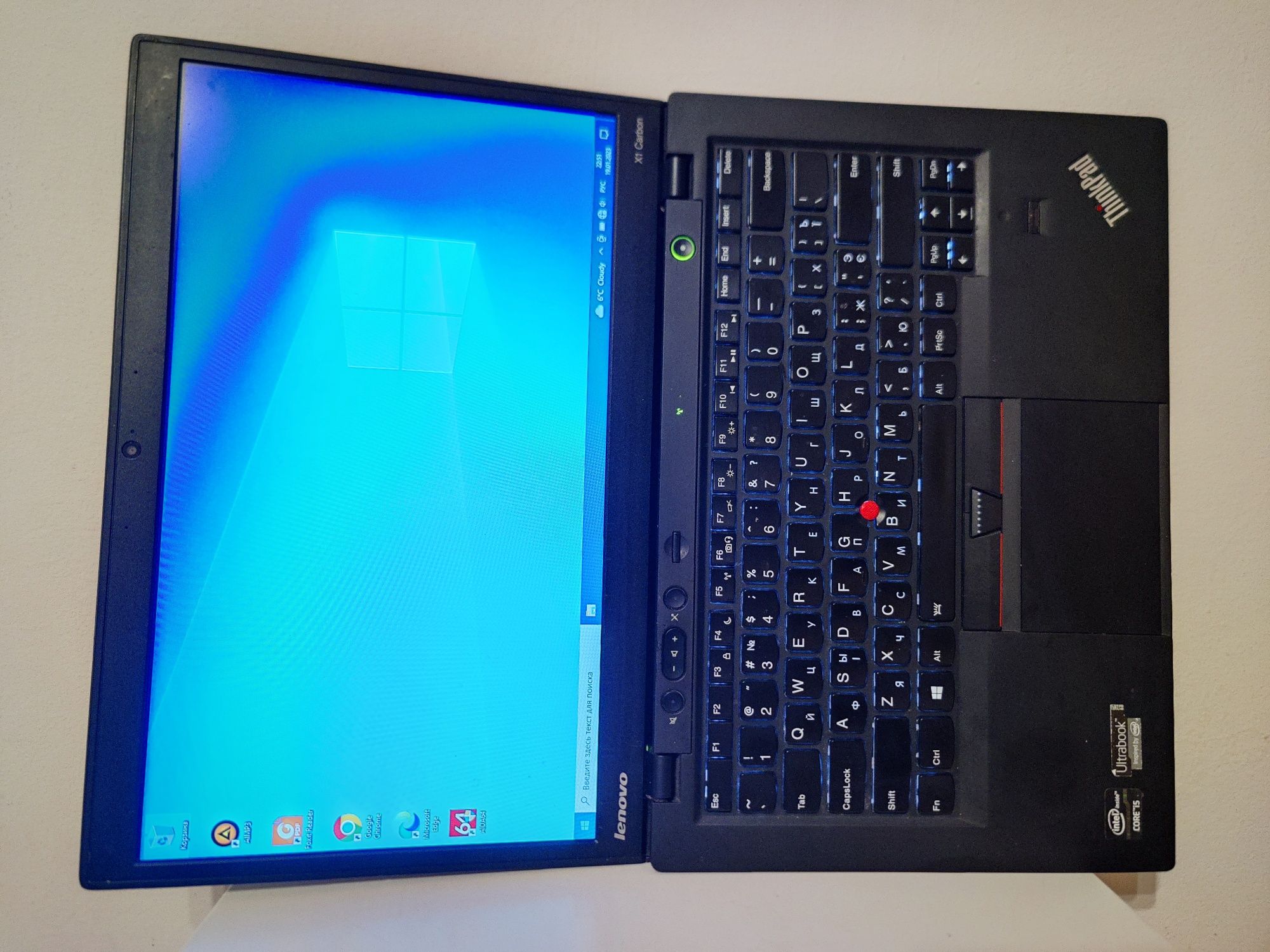 Магазин Гарнтія Lenovo Thinkpad X1 Carbon Core I5 SSD 180GB RAM 4 GB