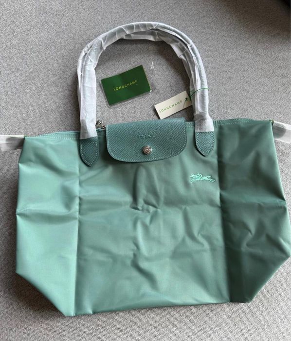 Mala longchamp Verde Agua