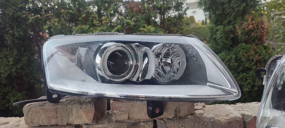 Фари передні Ауді А6 С6 лінзи DEPO стан нових передние фари Audi A6 C6