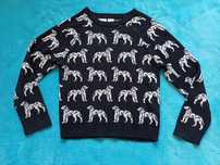 Sweter w pieski George r. 116-122
