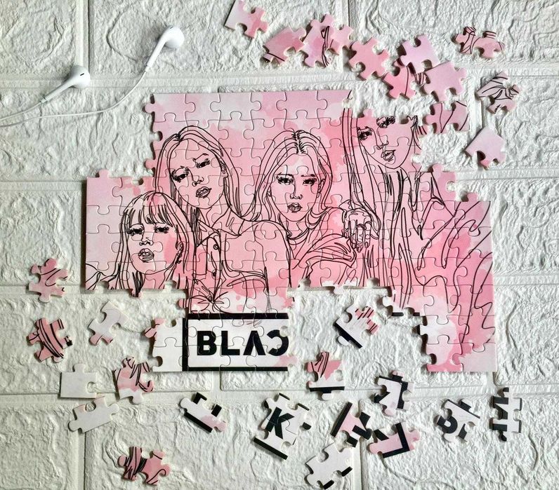 Puzzle Black Pink 120 elementów 20cmx25cm kpop