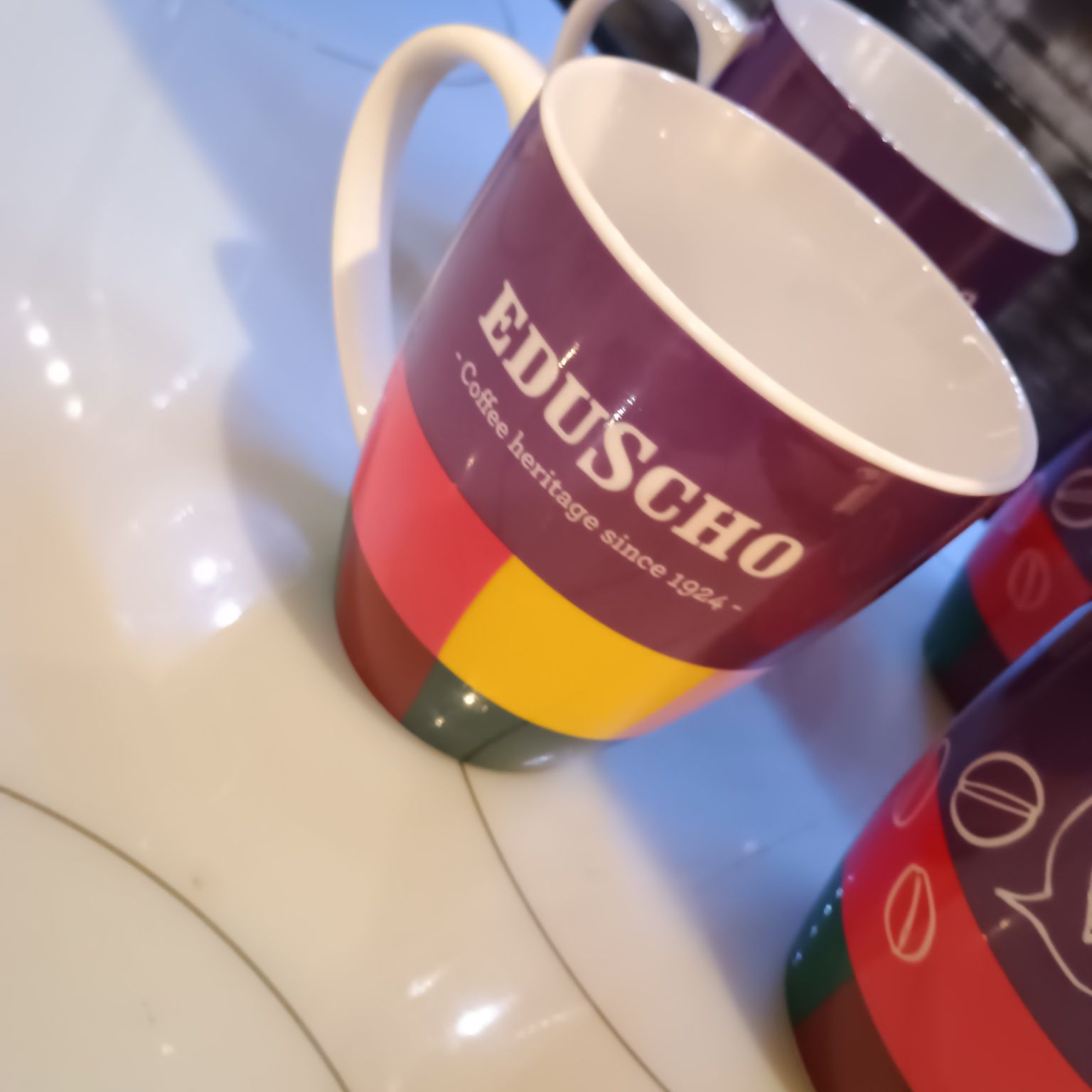 Komplet kubków Eduscho