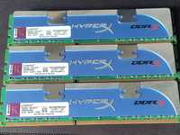 Pamięć RAM DDR3 6GB Hyperx 1600Mhz 1.65v KHX1600C9D3K3