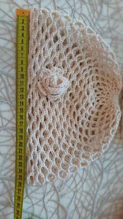 Шапка панама крючком handmade