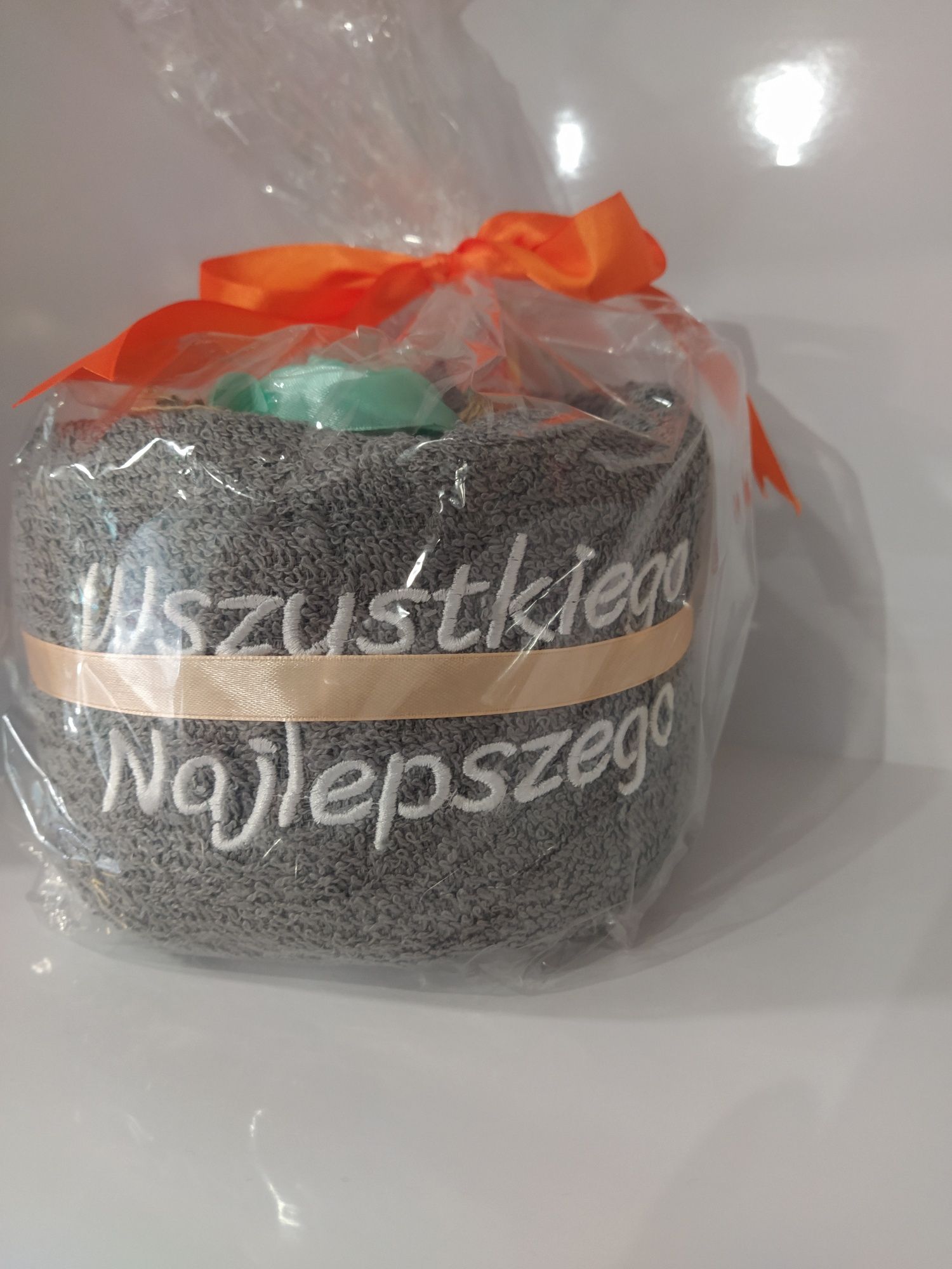 Ręcznik z czekoladą, prezent okolicznościowy