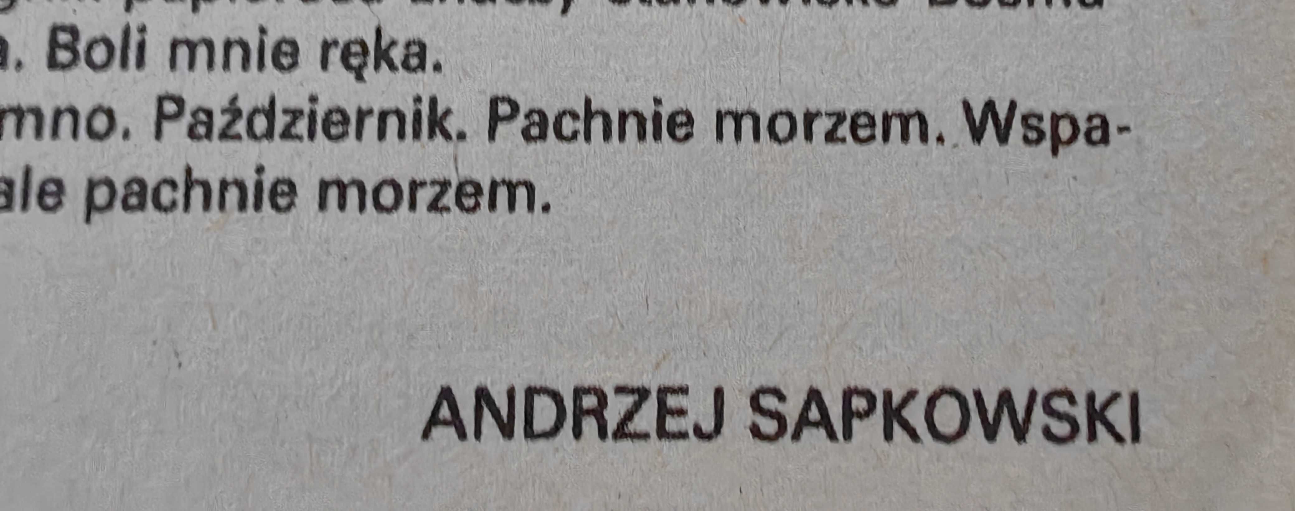 Andrzej Sapkowski, Wiedźmin, Unikatowe Wydanie Wiadomości Wędkarskich!