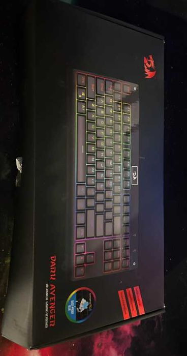 Klawiatura mechaniczna Redragon Dark Avenger K568 blue switch