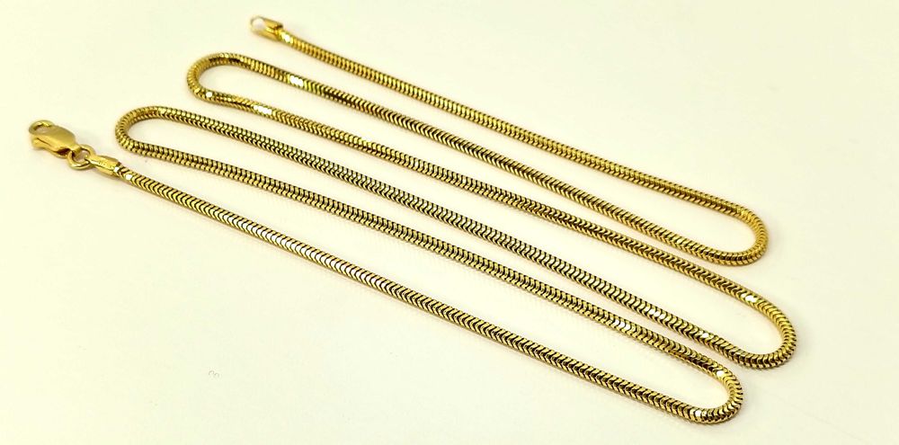 Złoty Łańcuszek Żmijka 585 W:10,00 D65