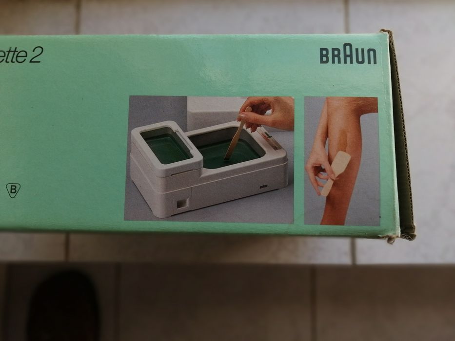 Depiladora de cera quente da Braun