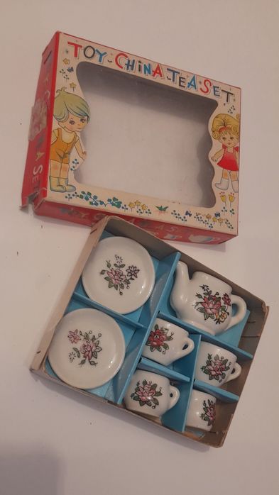 Brinquedo Serviço de chá em porcelana miniatura
