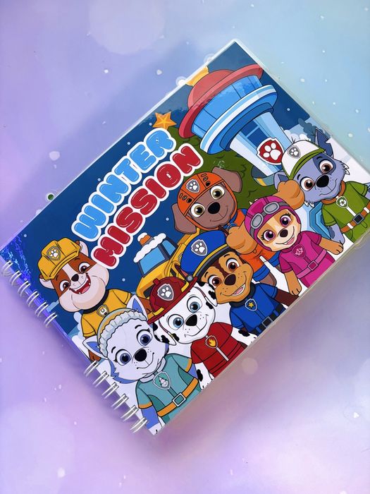 Winter mission Psi patrol książka z elementami na rzepy